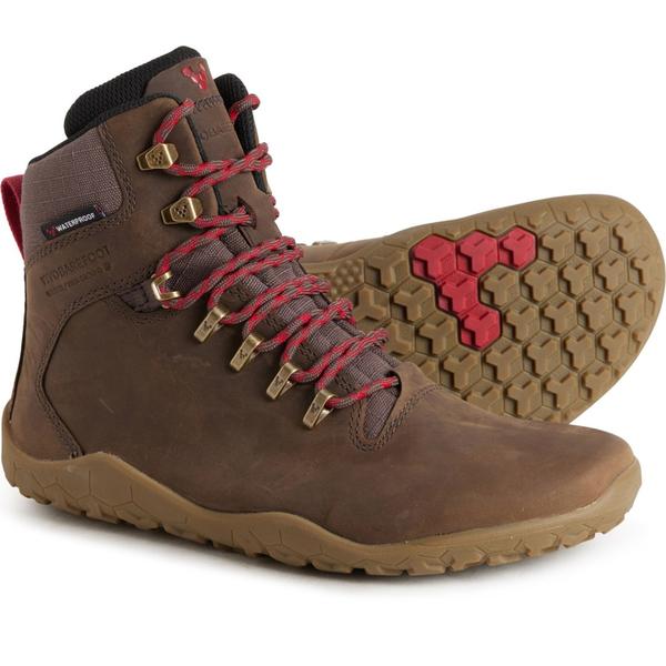 ヴィヴォ ベアフット レディース シューズ ブーツ・レインブーツ なめし革 VivoBarefootracker II FG Hiking Boots - Waterproof Leather (For Women) Bracken