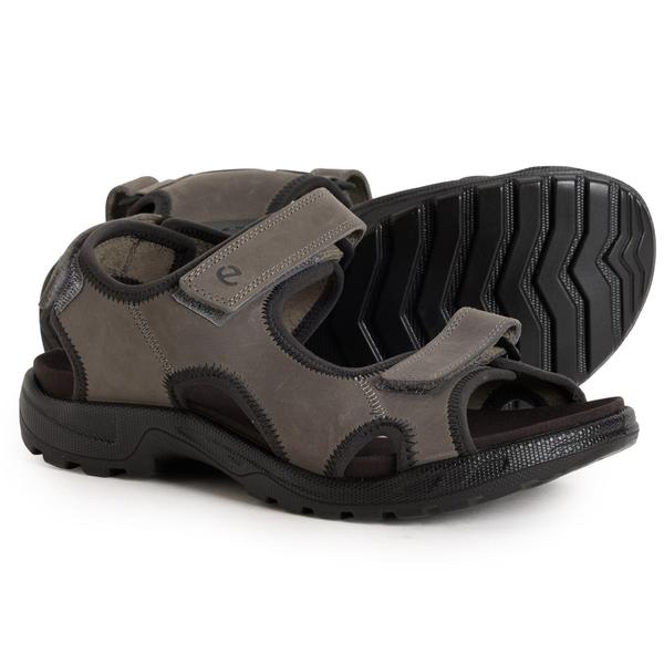 エコー メンズ シューズ サンダル レザー ECCO Made in Portugal Onroadsport Sandals - Leather (For Men) Steel