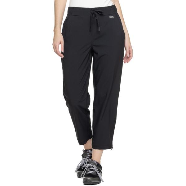 エディー バウアー レディース ボトムス カジュアルパンツ キャップ Eddie Bauerapids Hiking Capris Black ブラック