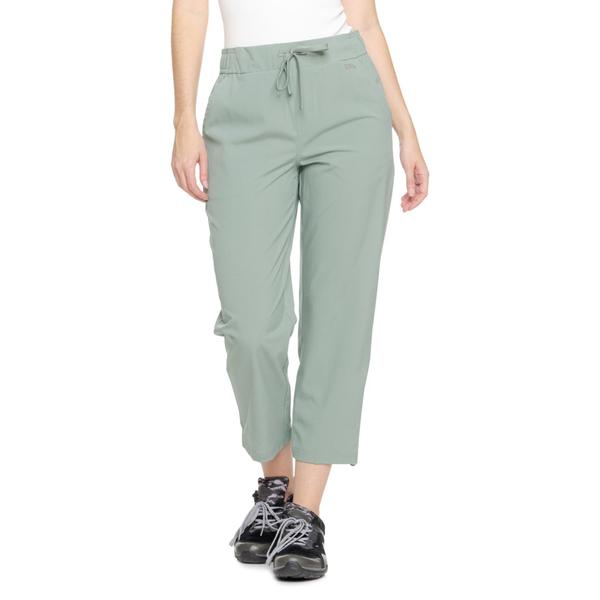 エディー バウアー レディース ボトムス カジュアルパンツ キャップ Eddie Bauerapids Hiking Capris Chinois Green グリーン