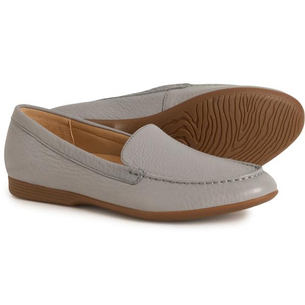 ダンスコ レディース シューズ スリッポン・ローファー なめし革 Dansko Lorri Loafers - Leather Slip-Ons (For Women) Grey Tumbled 薄墨色