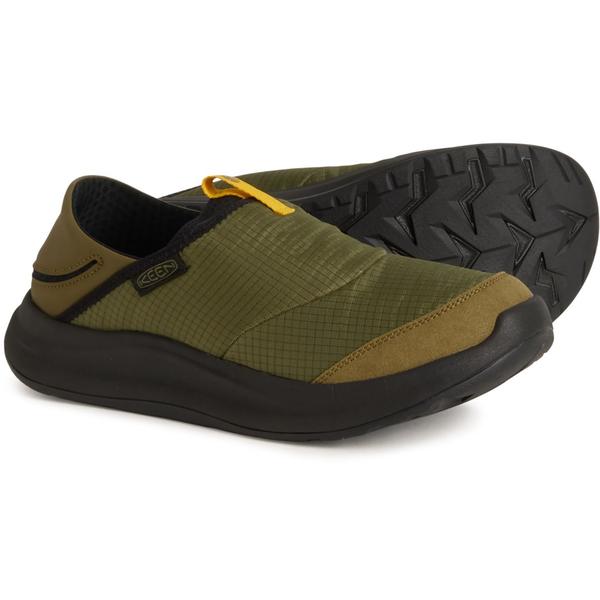 キーン メンズ シューズ スニーカー Keen Whyser Shoes - Slip-Ons (For Men) Bronze Green/Black ブラック