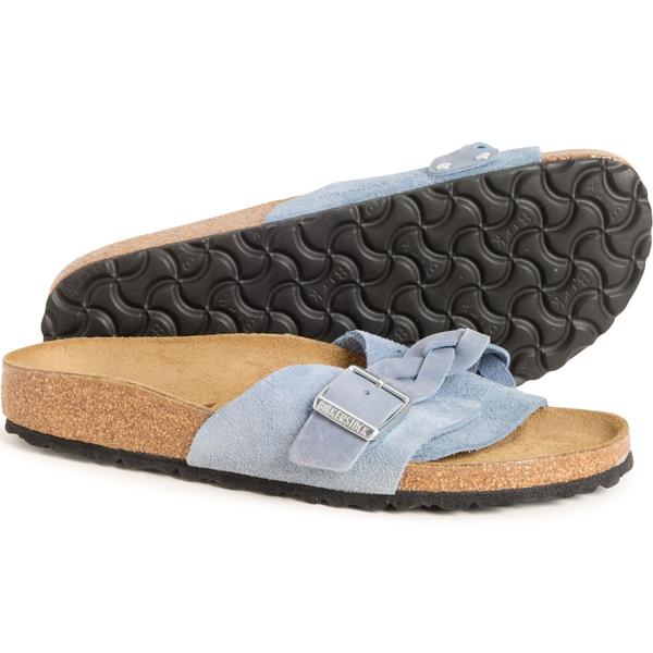 ビルケンシュトック レディース シューズ サンダル スエード Birkenstock Made in Germany Oita Sandals - Suede (For Women) Elemental Blue ブルー