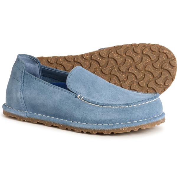 ビルケンシュトック レディース シューズ スニーカー スエード Birkenstock Made in Portugal Utti Shoes - Suede Slip-Ons (For Women) Elemental Blue ブルー 16,671円