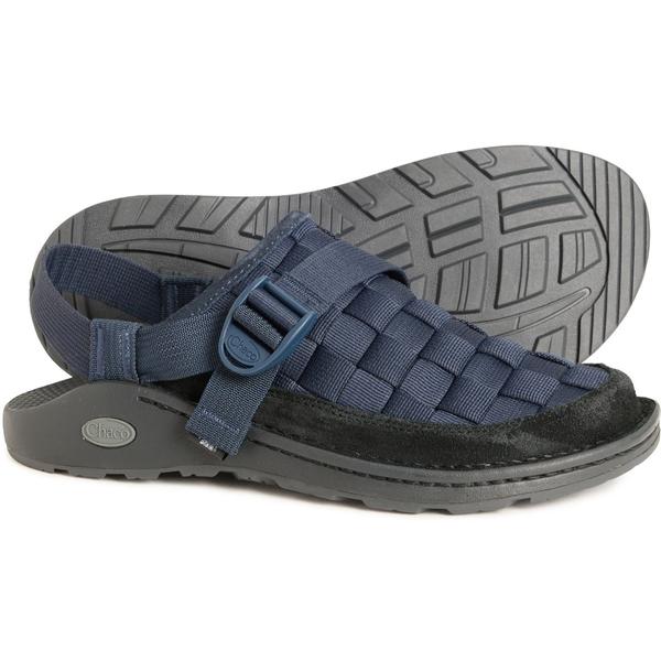 チャコ メンズ シューズ サンダル Chaco Canyon Woven Clogs (For Men) Navy Alloy ネイビー｜ReVida 店