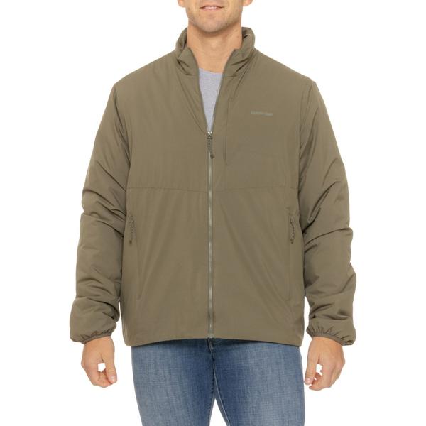 ランズエンド メンズ アウター ジャケット・ブルゾン Lands' End Air-Filled Jacket - Insulated Olive オリーブ|ReVida 店