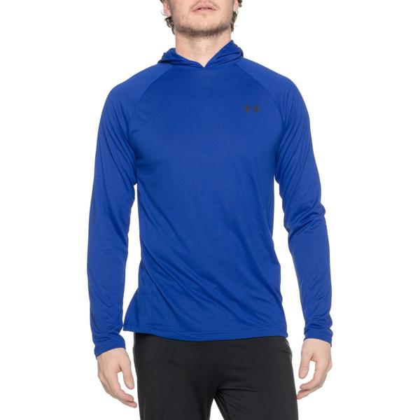 アンダーアーマー メンズ トップス シャツ Under Armour Techooded Shirt - Long Sleeve Royal
