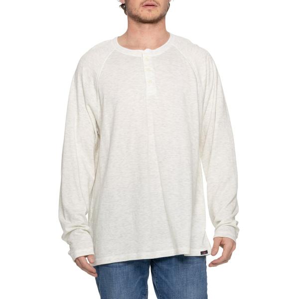 ファレティ メンズ トップス ティーシャツ Faherty Cloud Henley Shirt - Long Sleeve Ivory Heather 象牙色 メンズファッション-トップス-Tシャツ・カットソー