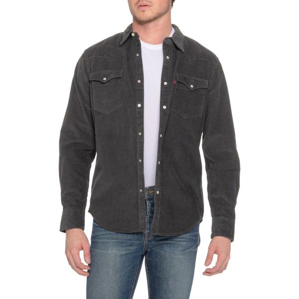 リーヴァイズジーンズ メンズ トップス ティーシャツ Levi\u0027s Classic Western Standard Shirt - Long Sleeve Dark Phantom メンズファッション-トップス-Tシャツ・カットソー