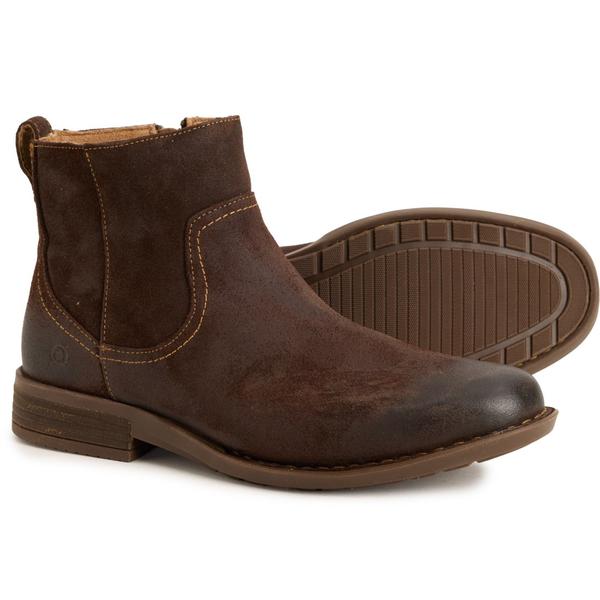 ボーン メンズ シューズ ブーツ・レインブーツ レザー Born Reed Boots - Leather (For Men) Chocolate チョコレート