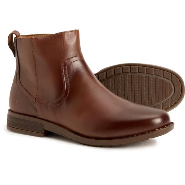 ボーン メンズ シューズ ブーツ・レインブーツ レザー Born Reed Boots - Leather (For Men) Brown ブラウン