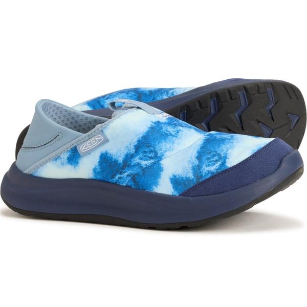 キーン メンズ シューズ スニーカー Keen Whyser Shoes - Slip-Ons (For Men) Pow Glacier Blue 青碧