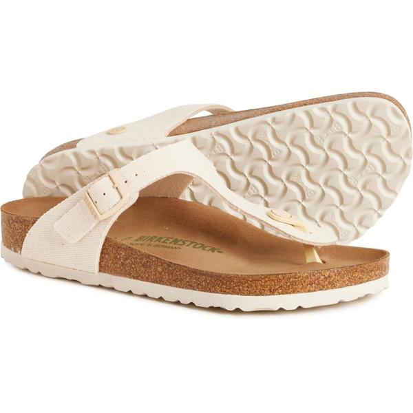 ビルケンシュトック レディース シューズ サンダル Birkenstock Made インチ Germany Gizeh Canvasandals (For Women) Eggshell