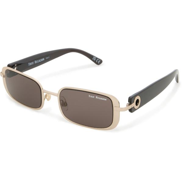 トゥルーレリジョン レディース アクセサリー サングラス・アイウェア True Religion Rectangle Sunglasses Gold ゴールド