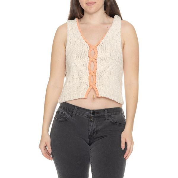 フリーピープル レディース トップス シャツ セーター ノースリーブ Free People Sicily Sweater - Sleeveless Ivory アイボリー