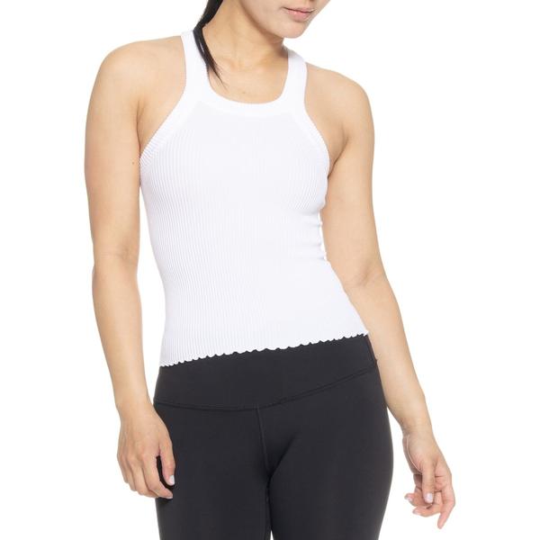 フリーピープル レディース トップス シャツ リブ Free People Ribbed Seamless Tank Top White ホワイト