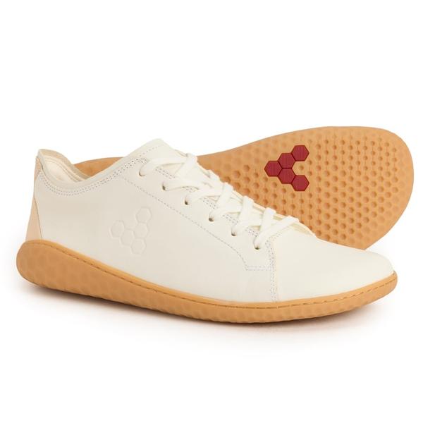 ヴィヴォ ベアフット レディース シューズ スニーカー レザー VivoBarefoot Made in Portugal Geo Court III Sneakers - Leather (For Women) Bright White Rose ホワイト