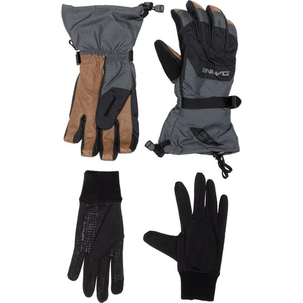 ダカイン メンズ アクセサリー 手袋 レザー DaKine Scout Gloves - Waterproof Insulated Leather Carbon Heather ヘザー