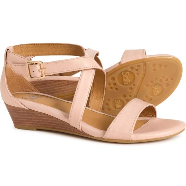 ソフト レディース シューズ サンダル レザー Sofft Innisandals - Leather (For Women) Rose Gold ゴールド｜ReVida 店