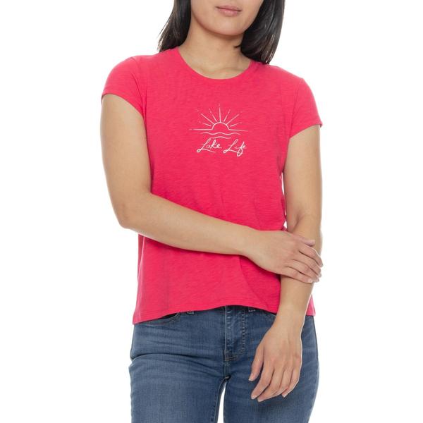 クリムゾンクローバー レディース トップス シャツ Krimson Klover Aila T-Shirt - Short Sleeve Lake Life Raz