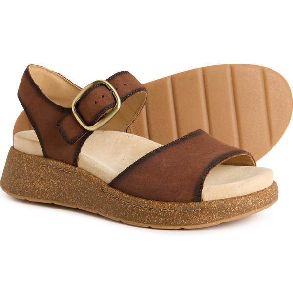ダンスコ レディース シューズ サンダル スエード Dansko Bianca Sandals - Suede (For Women) Brown Burnished Suede ブラウン