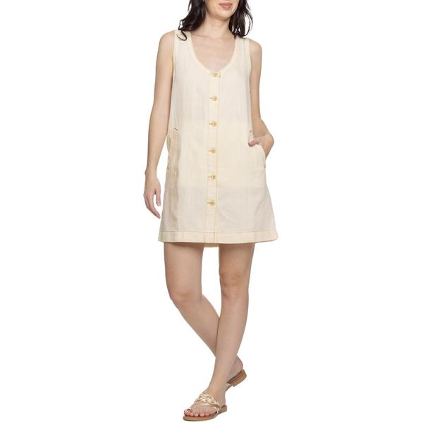 ファレティ レディース トップス 衣装 ミニ ノースリーブ 綿織物 ジーンズ Faherty Malibu Denimini Dress - Organicotton Sleeveless Whitecliff Wash ジーンズ