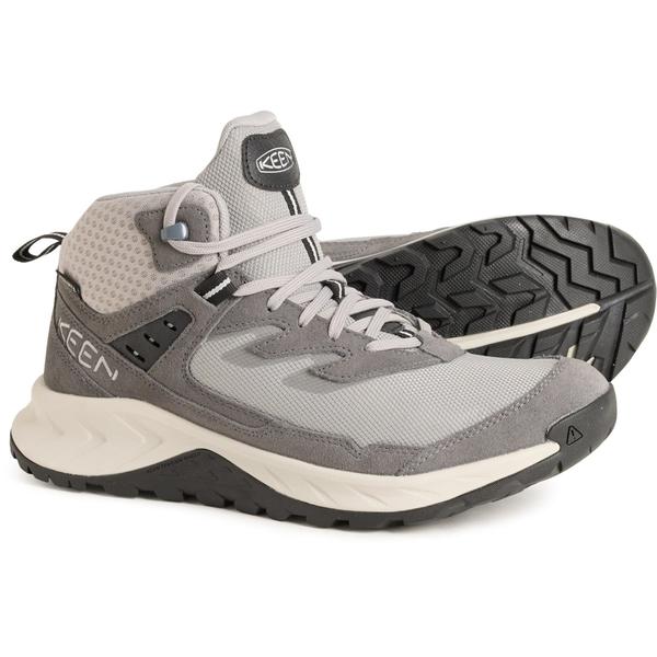 キーン メンズ シューズ ブーツ・レインブーツ Keen Hightrail Mid Hiking Boots - Waterproof (For Men) Alloy/Vapor