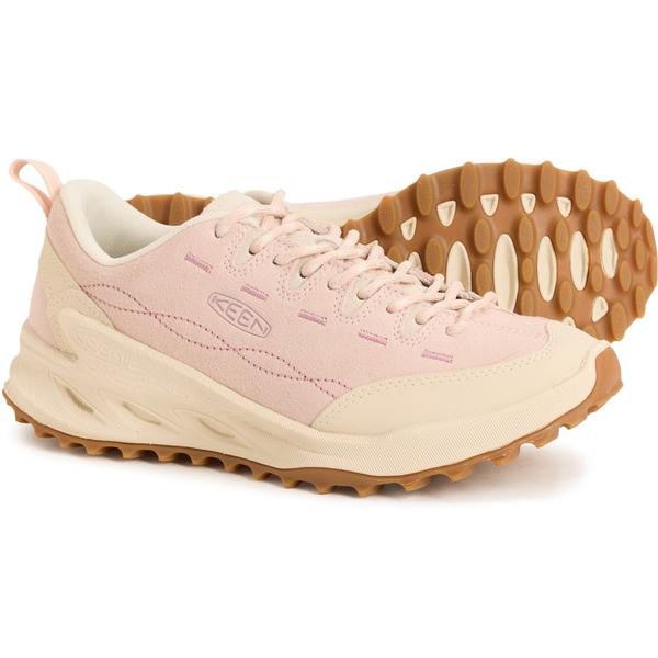 キーン レディース シューズ スニーカー スエード Keen Jasper Zionic Hiking Shoes - Suede (For Women) Cameo Rose/Lilas