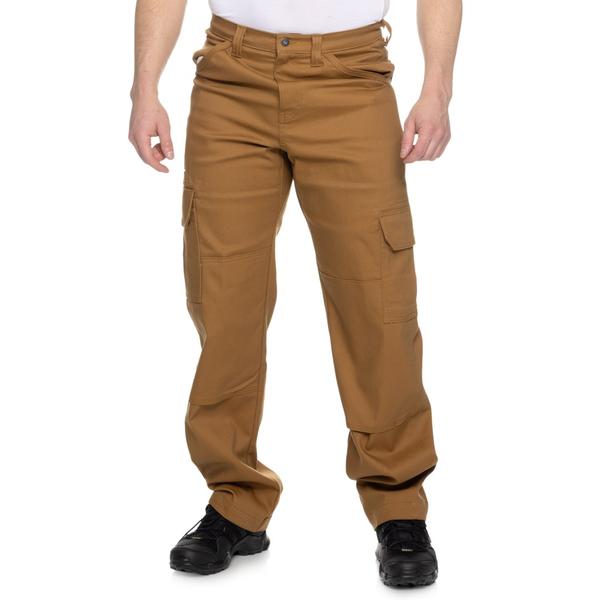 ディッキーズ メンズ ボトムス カジュアルパンツ トール Dickies Tall Duratech Double Knee Duck Pants Brown Duck ブラウン