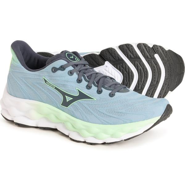 ミズノ メンズ シューズ スニーカー Mizuno Wave Sky 8 Running Shoes (For Men) Citadel-Vintage Indigo インディゴ