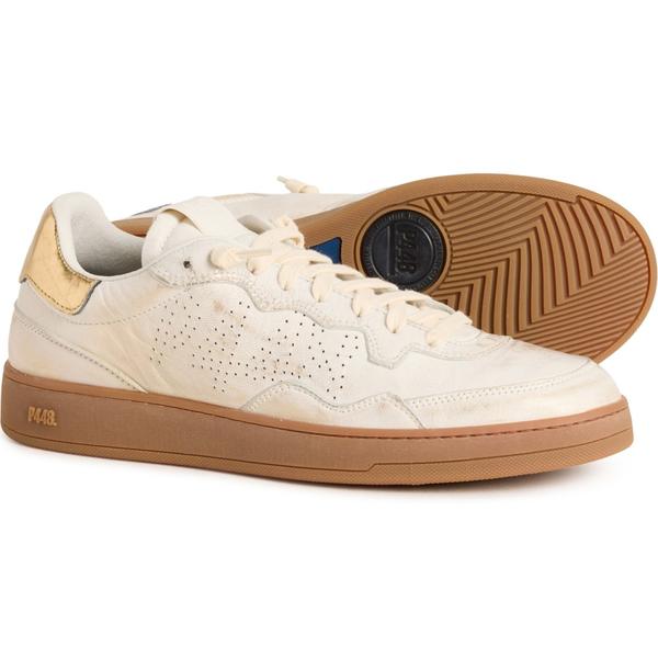 ピーフォーフォーエイト レディース シューズ スニーカー レザー P448 Made in Portugal Vert Sneakers - Leather (For Women) Gold/Tahiti ゴールド