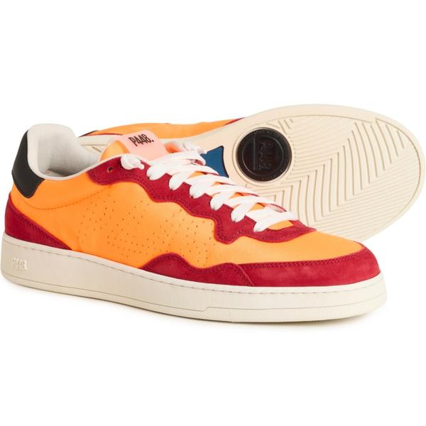 ピーフォーフォーエイト レディース シューズ スニーカー スエード P448 Made in Portugal Vert Ambition Sneakers - Suede (For Women) Neon/Orange オレンジ｜ReVida 店