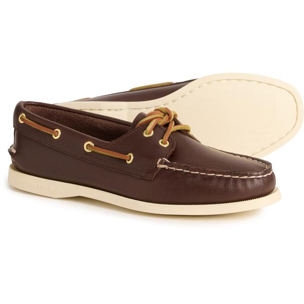 スペリー レディース シューズ スニーカー なめし革 Sperry Original 2-Eye Boat Shoes - Leather (For Women) Brown 赤銅色 靴-スニーカー-レディース靴