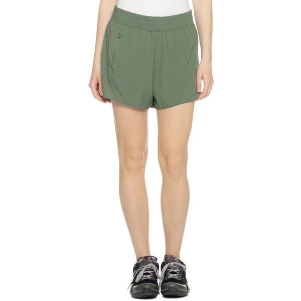 エディー バウアー レディース ボトムス ハーフパンツ・ショーツ ショートパンツ Eddie Bauer Trail Run Shorts - Built-in Liner Shorts Duck Green グリーン