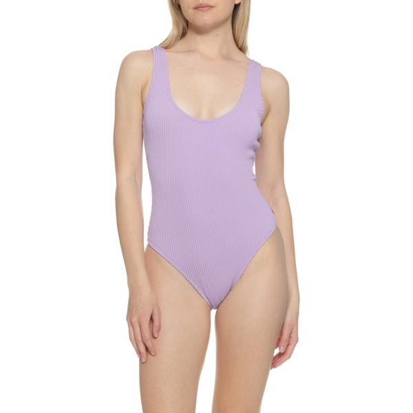 散らし広告ボン レディース 海水着 上下仕掛ける Billabong Bay Side One-Piece Swimsuit Peacefulilac 紫はしどい レディースファッション-水着