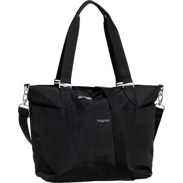 バッガリーニ レディース バッグ baggallini Avenue Tote Bag Black With Sand Lining ブラック