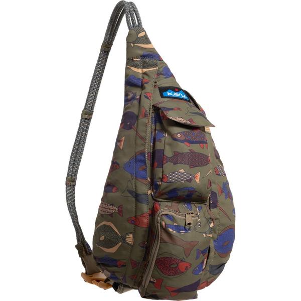カブー レディース 御徒面子 Kavu Slingback Bag Fish Tessellate