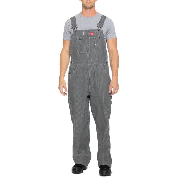 ディッキーズ メンズ ボトムス カジュアルパンツ オーバーオール トール Dickies Tall Hickory Stripe Bib Overalls Hickory Stripe ストライプ｜ReVida 店