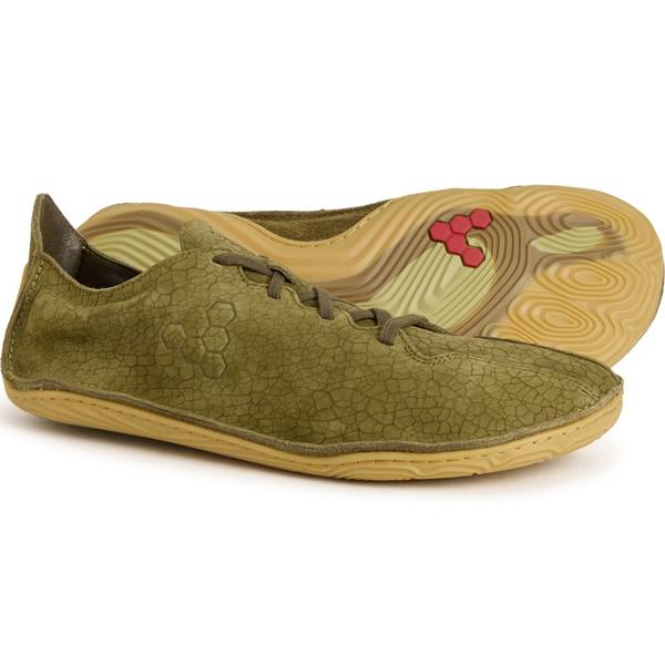 ヴィヴォ ベアフット メンズ シューズ スニーカー なめし革 VivoBarefoot Sensushoes - Leather (For Men) Olive Cracked Leather オリーブ