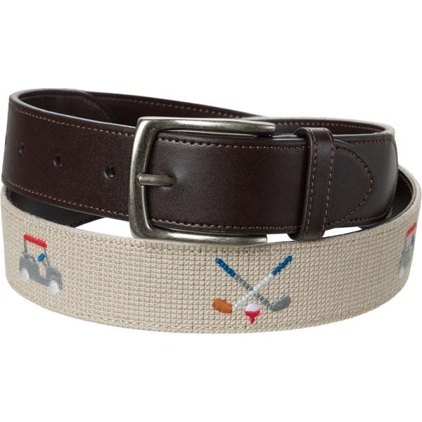 一風変わったペンギン メンズ 付属品 胴締め Original Penguin Golf Needlepoint Belt Khaki カーキ