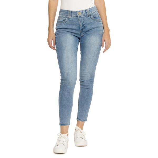平民主義 レディース ボトムス ジーンズズボン下 ヴィンテージ アンクル デニム Democracy Vintage AbTechnology Ankle Skinny Jeans Light Blue 青碧
