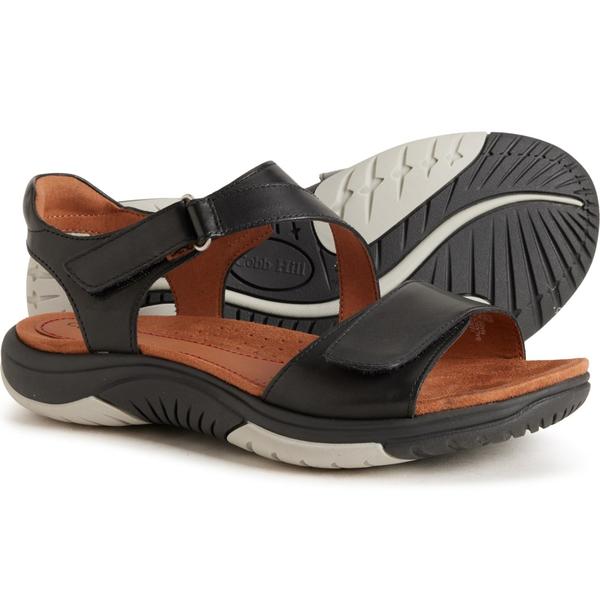 コブ ヒル レディース シューズ サンダル レザー Cobb Hill Fiah Sandals - Leather (For Women) Black ブラック｜ReVida 店