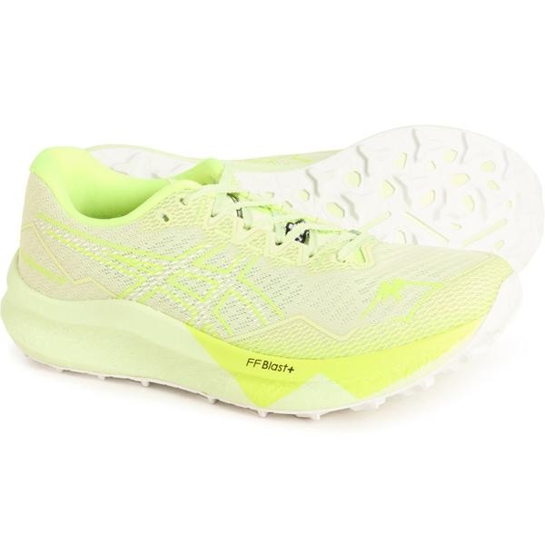 アシックス レディース シューズ スニーカー ASICS Fujispeed 3 Running Shoes (For Women) Cool Matcha/Safetyellow 黄色