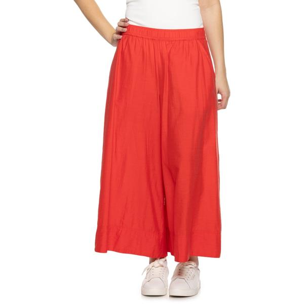 米国海兵隊員 座標軸 レディース ボトムス 心地よいズボン下 ワイドレッグ Marine Layer Viv Wide Leg Pants Hibiscus