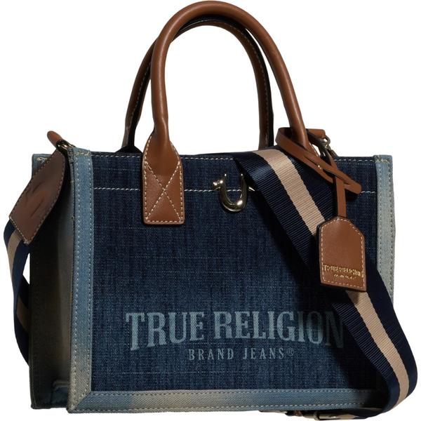 トゥルーレリジョン レディース バッグ True Religion Modern Edge Box Tote Bag Denim デニム｜ReVida 店
