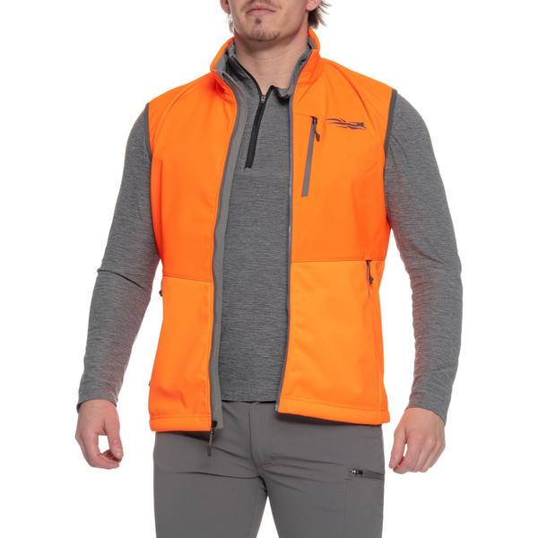 スィティカ メンズ アウター ジャケット・ブルゾン ベスト Sitka Jetstream Vest Blaze｜ReVida 店