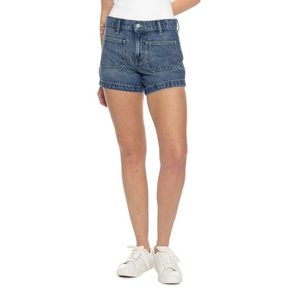 ラッキーブランド レディース ボトムス ハーフパンツ・ショーツ ミディ ショートパンツ Lucky Brand 90 &rsquo; s Midi Patch Pocket Shorts Calming Spring｜ReVida 店