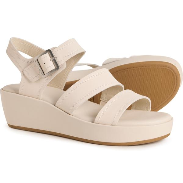 ロックポート レディース シューズ サンダル レザー Rockport Anala Wedge Sandals - Leather (For Women) Ivory アイボリー｜ReVida 店