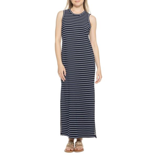 スパンク レディース トップス ワンピース ノースリーブ マキシ Spanx Airessentials Maxi Dress - Sleeveless Crewstrip Tnp｜ReVida 店