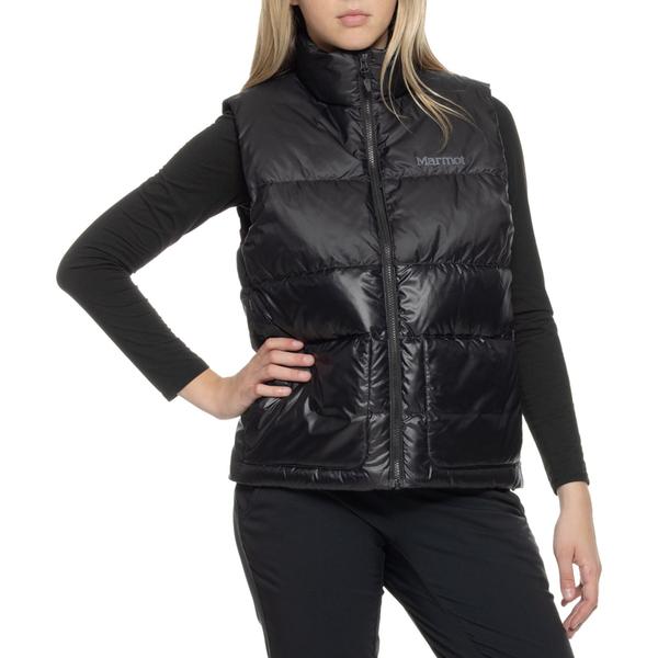 マーモット レディース アウター ジャケット・ブルゾン ベスト ダウン Marmot Guides Down Vest - 700 Fill Power Black ブラック|ReVida 店